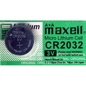Maxell CR2032 3V Lithium Coin Cell Battery